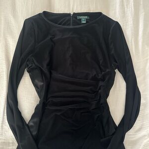 Ralph Lauren Black Long Sleeve Dress